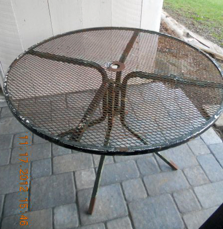 Outdoor Table, metal (Rockland)
