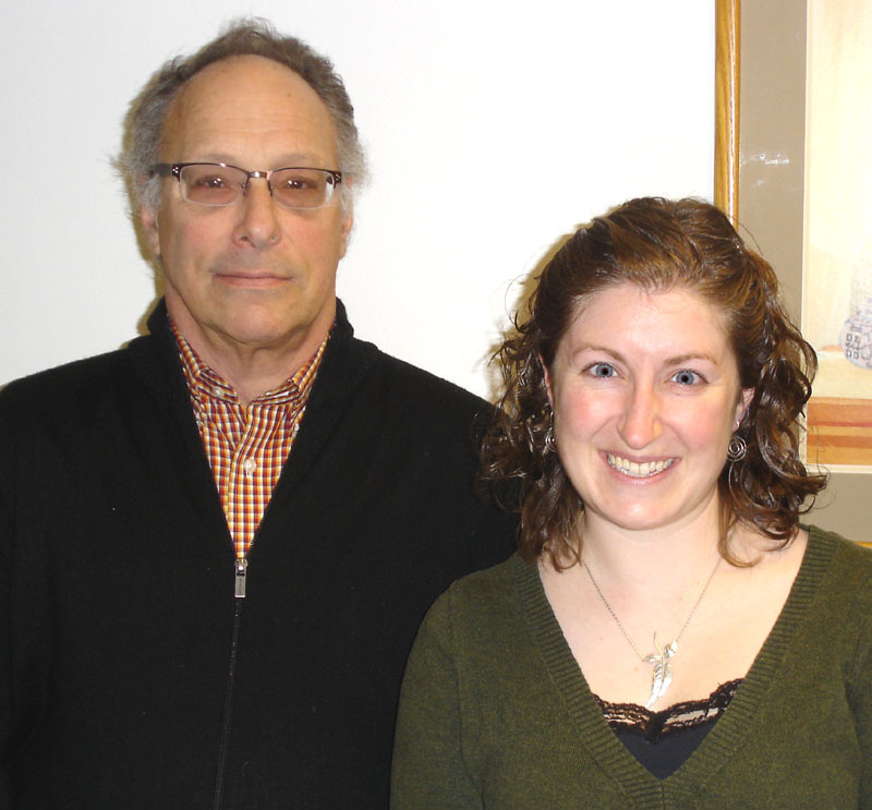 Dr. Paul Klainer and Meredith Batley, clinic director