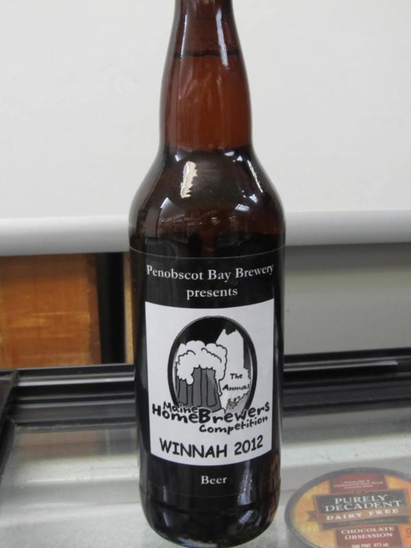 The "Winnah" brewed and distributed by Penobscot Bay Brewing Co.