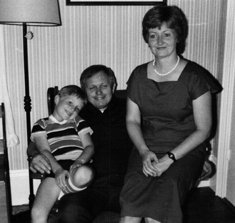Bruce and Jennifer Woodward, and their son, Andy. (Courtesy Woodward family/Justin Ford)