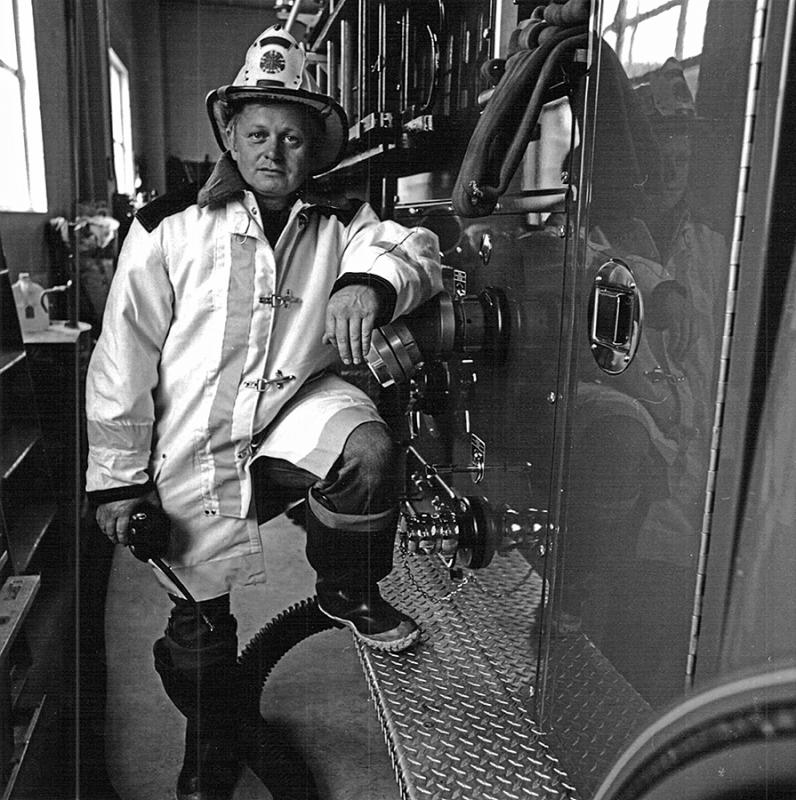 Another Maine Photographic Workshops student photograph of Bruce Woodward. (Courtesy Woodward family/Justin Ford)