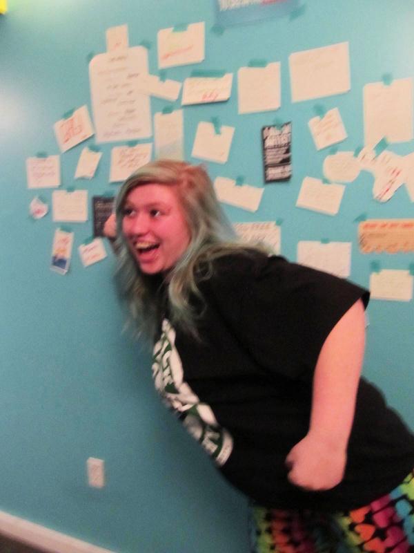 She's a delightful odd bod, not shy to goof around. (Photo by Kay Stephens)