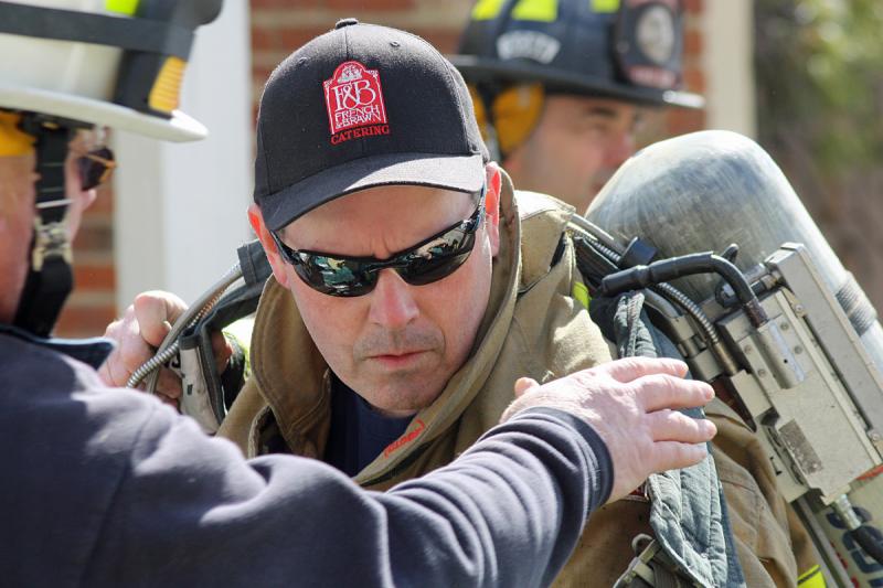 Camden Fire Lt. Todd Anderson. (Photo by Holly S. Edwards)
