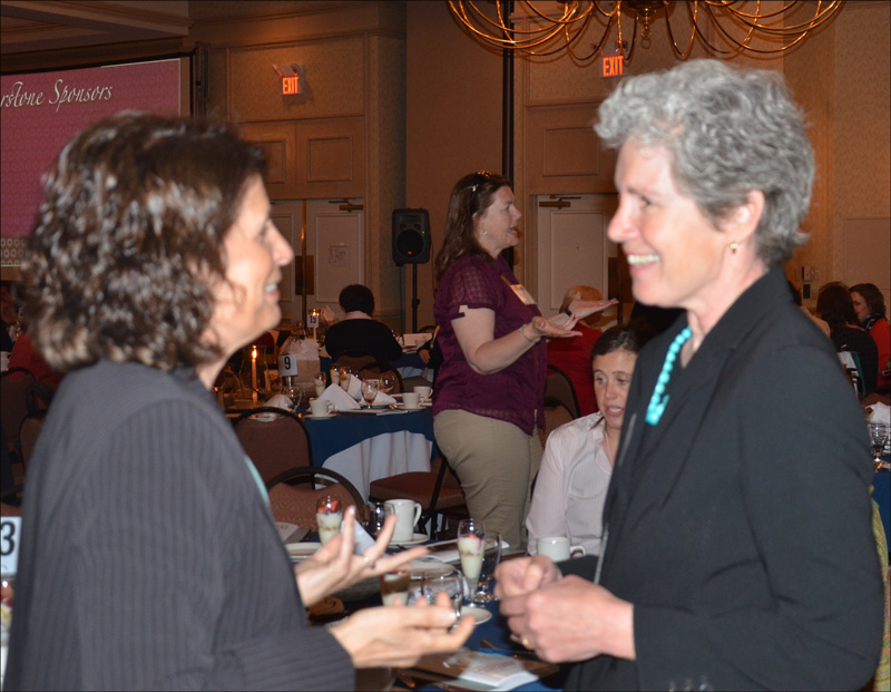 Cate Cronin, at right, of Rockport. (Photo by Lynda Clancy)