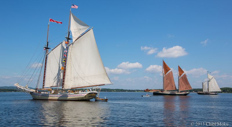 Cinematographers Joshua and Natsuko Shaffer submitted more than a dozen photos from the Great Schooner Race to share with PenBayPilot.com readers. Read about them at ChibiMoku.com. (Courtesy Chibi Moku)