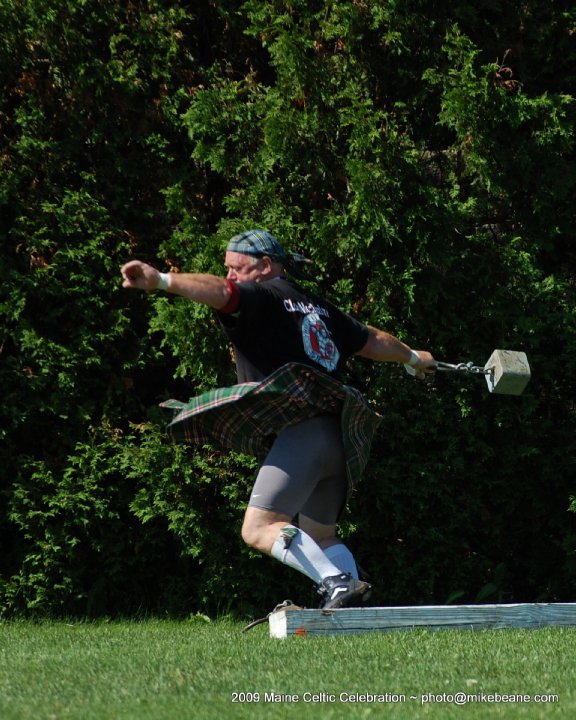 Last year's Heavy Weight Throw (Courtesy Maine Celtic Celebration)