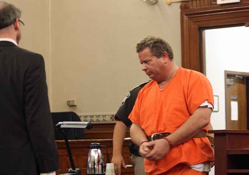 Todd Gilday in court in Belfast Thursday evening. (Photo by Holly S. Edwards)