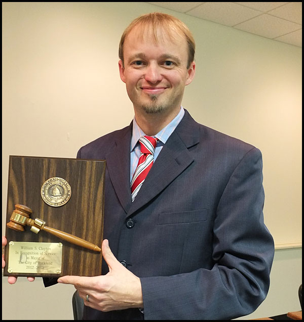 Rockland Mayor Will clayton