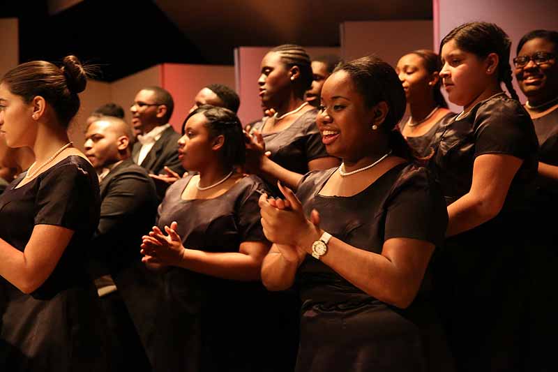 Songs of Solomon Gospel Choir of New York City’s Harlem neighborhood. (Photo by Marti Stone)