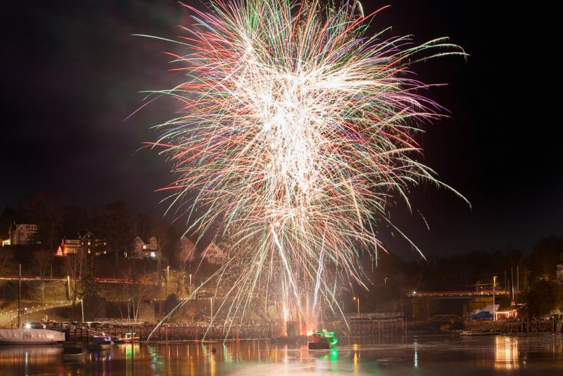 Holidays on the Harbor fireworks. (Photo by Peter Ralston)