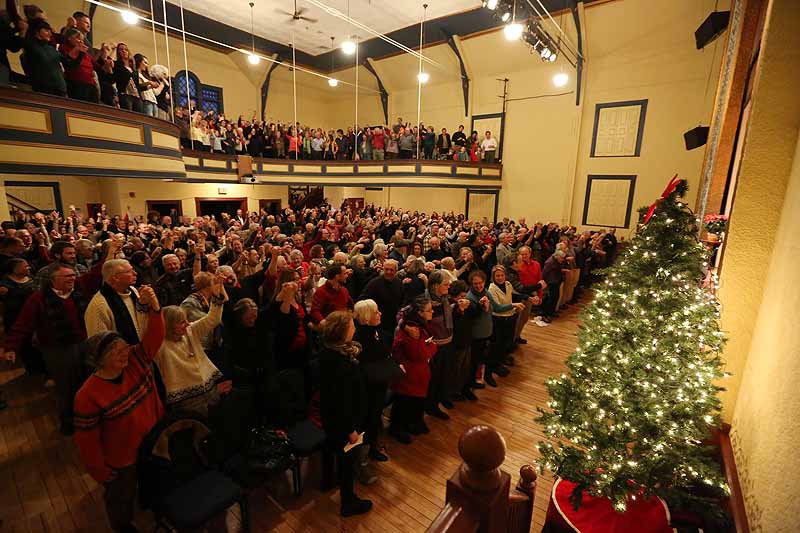 And the audience is moved. (Photo by Marti Stone)
