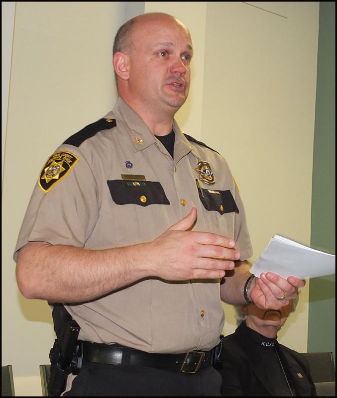 Chief Deputy Timothy Carroll explains the nuts and bolts of forensic mapping.