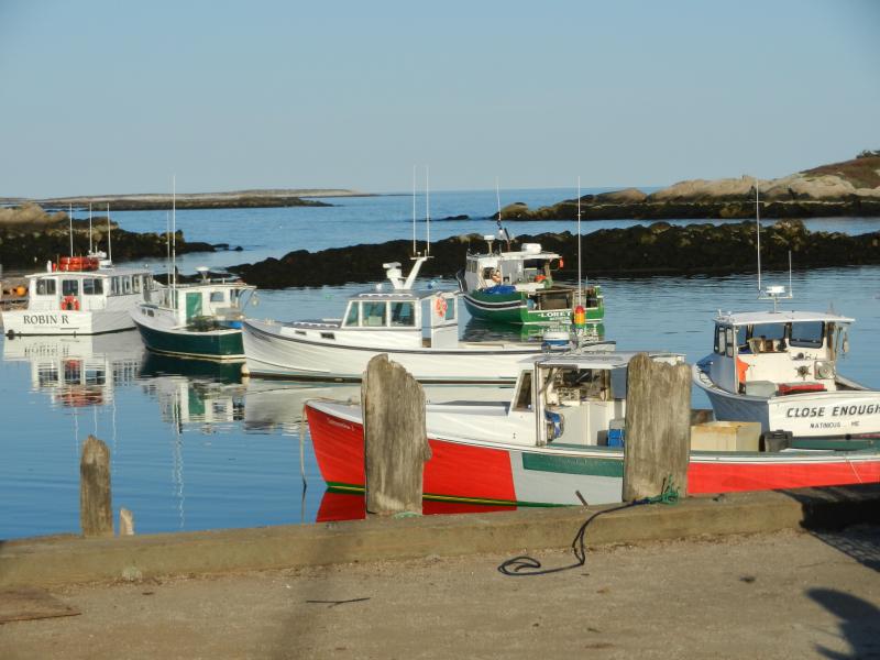 A quite Matinicus Harbor.