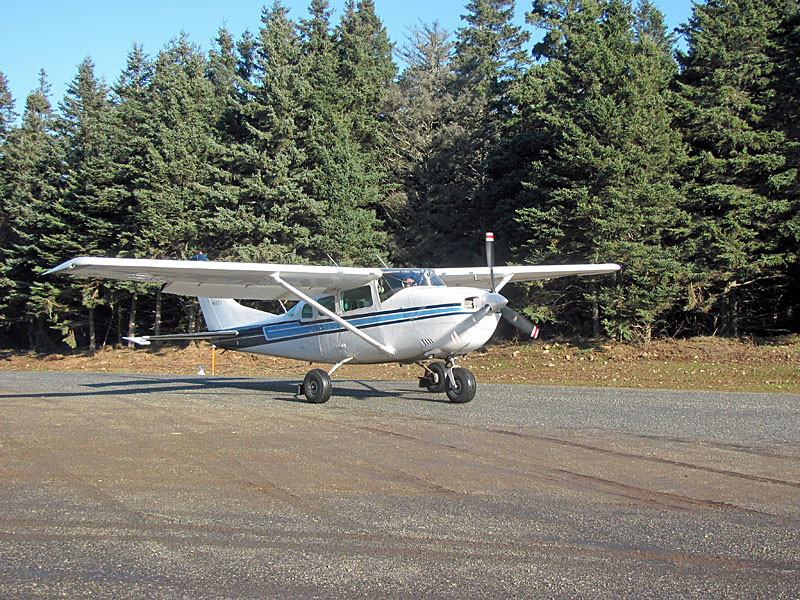 The Cessna 206 is one way to get to the mainland.