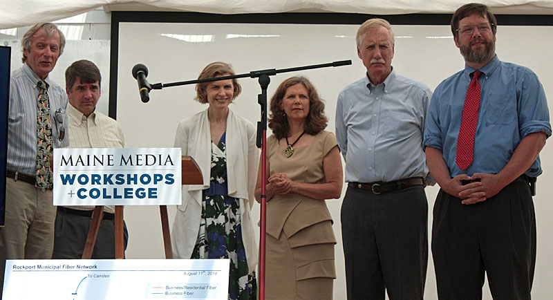 The group waits for questions from those attending Monday’s press conference. (Photo by Holly S. Edwards)