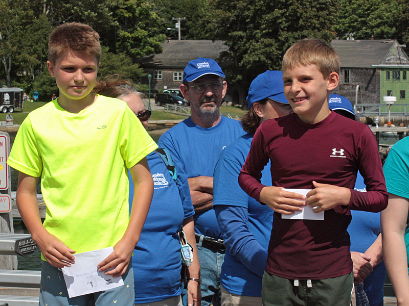 Third place co-winners Jonah Lovejoy and Luke Drinkwater. (Photo by Holly S. Edwards)