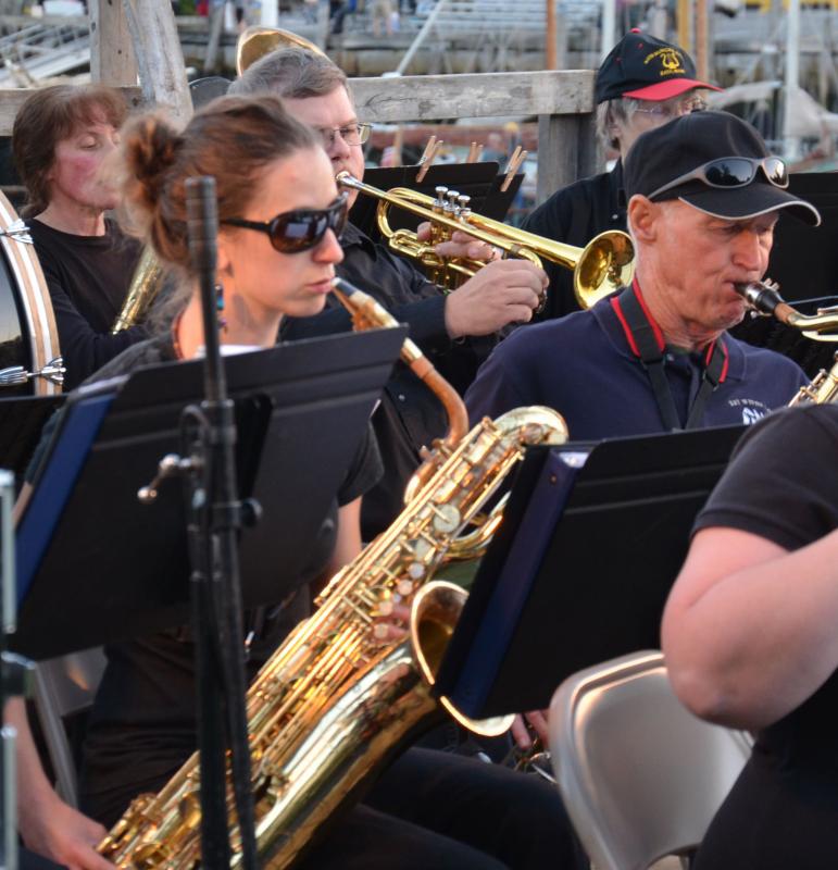 Musicians of the Bay Winds North Ensemble. (Photo by Lynda Clancy)