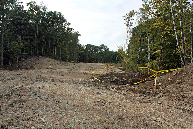 Looking up the new Coaster trail. (Photo by Holly S. Edwards)