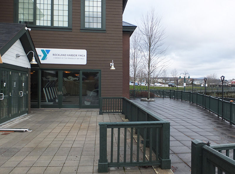 Entrance to the new YMCA