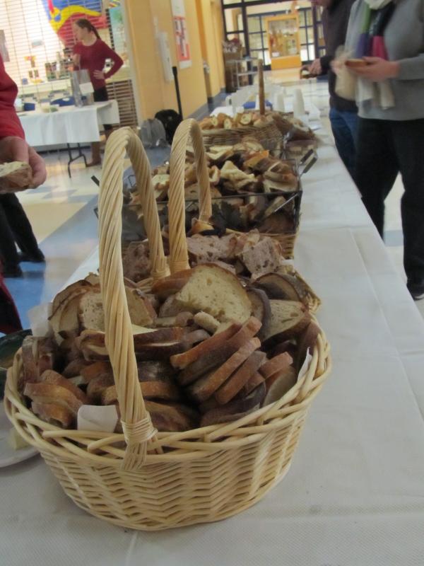 Both the bread and the majority of soups were donated by local restaurants and stores. (Photo by Kay Stephens)
