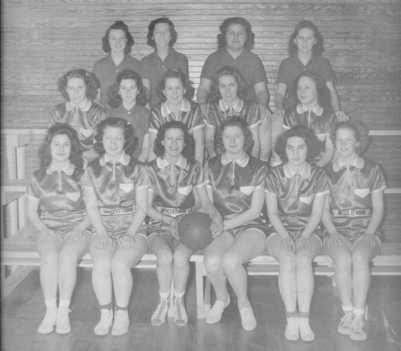Camden High School basketball team. (Photo courtesy Barbara F. Dyer)