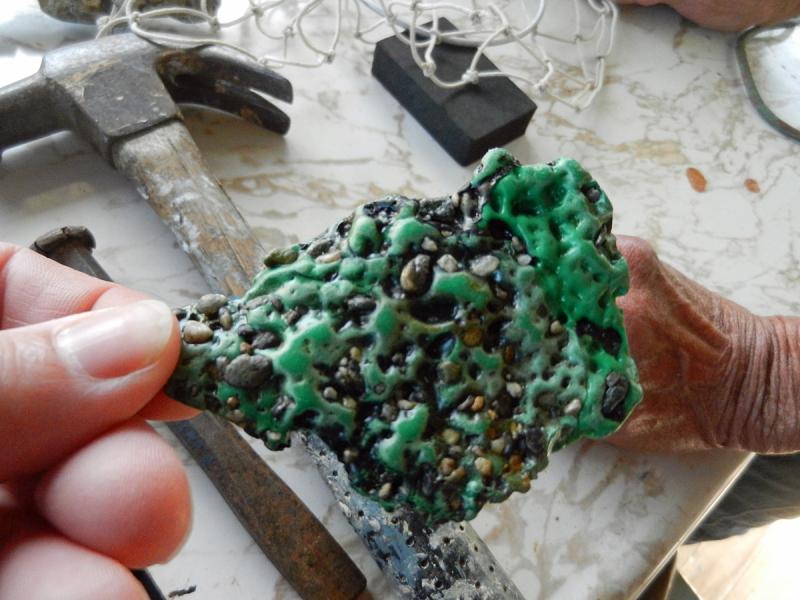Melted rope is a thing of beauty to Blair.