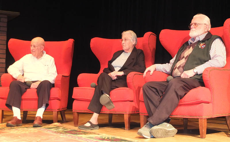 Vernon Hunter, Fay Doucette and Granville Ames