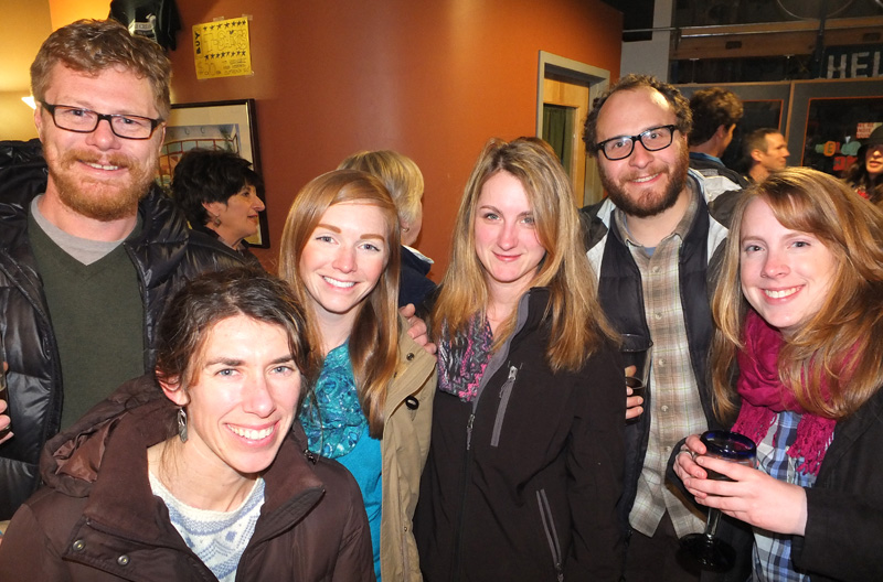 Dylan Jackson, Kate Verploeg, Rebecca Graham-Jackson, Casandra Riegler, Eric Peil and Tabatha Varney.