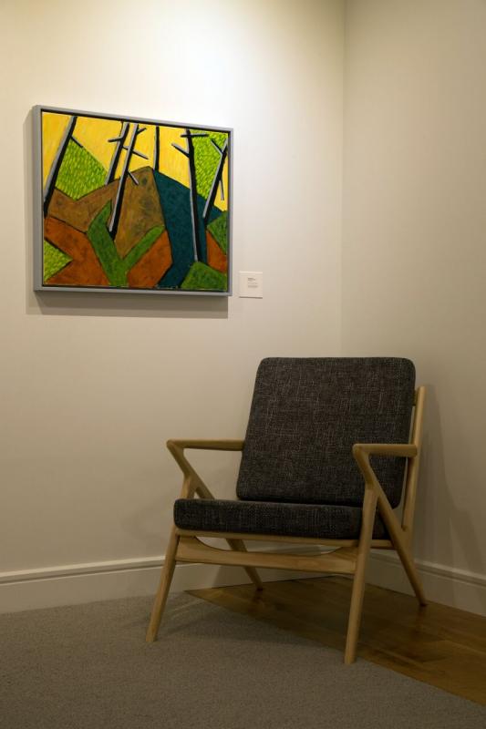 Local artists’ works grace every wall in the hotel and they are all also available for purchase. (Photo by 250 Main)