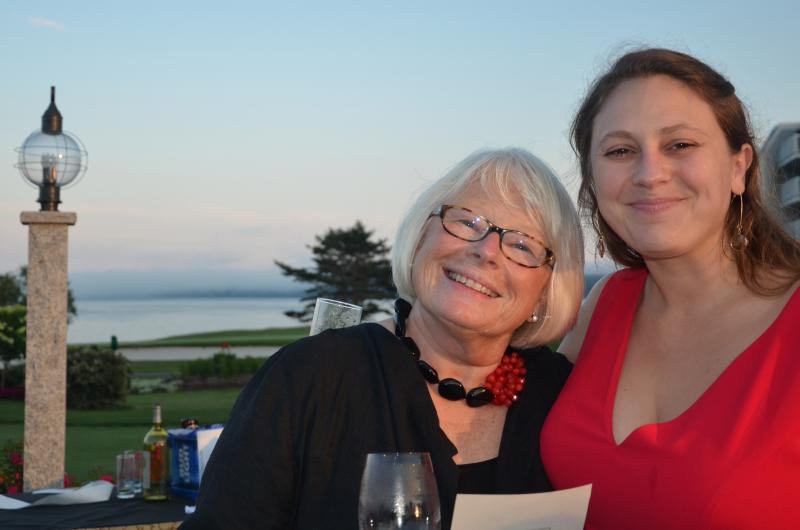 Beth Davis, of Rockport, with her daughter, Anne Davis, of Seattle, Washington. (Photo by Lynda Clancy)
