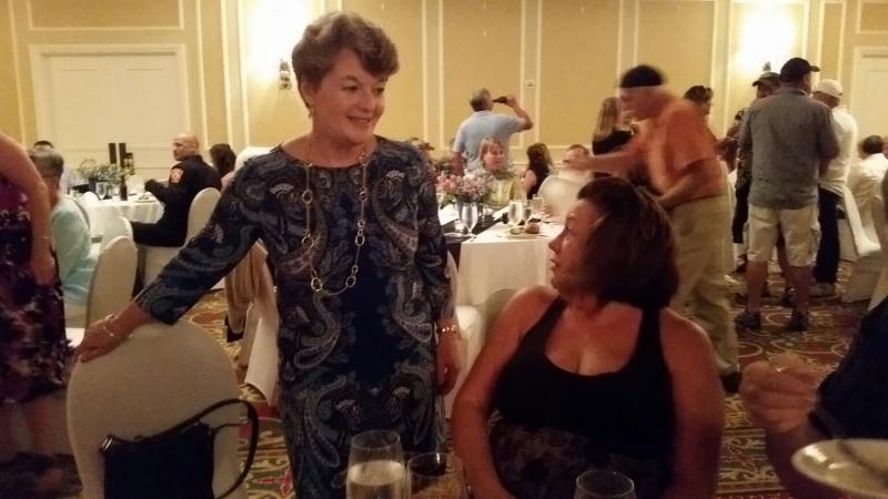 Teri Young of Camden (left). (Photo by Sarah Shepherd)