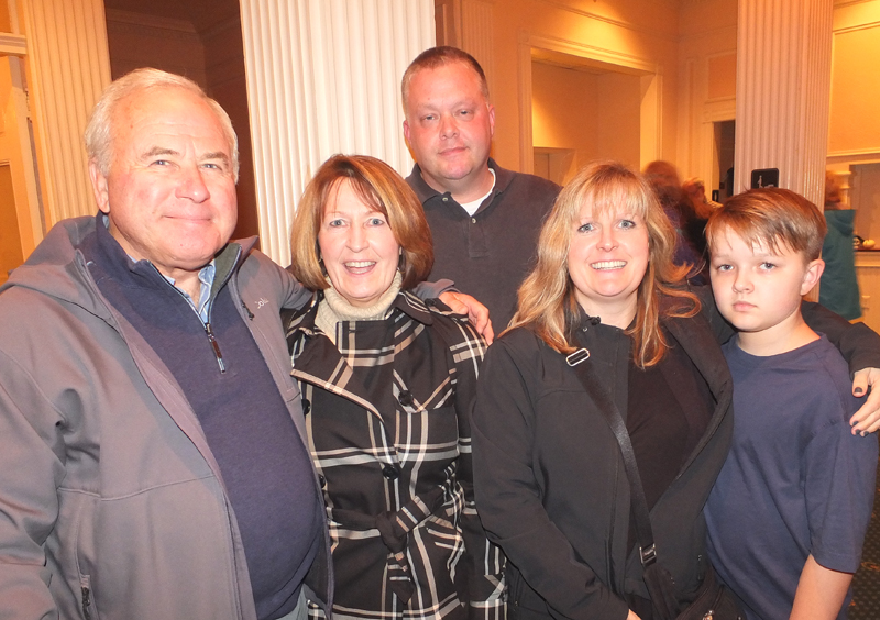 Dave and Sharon Landry, Dave, Shauna and Jack Jette