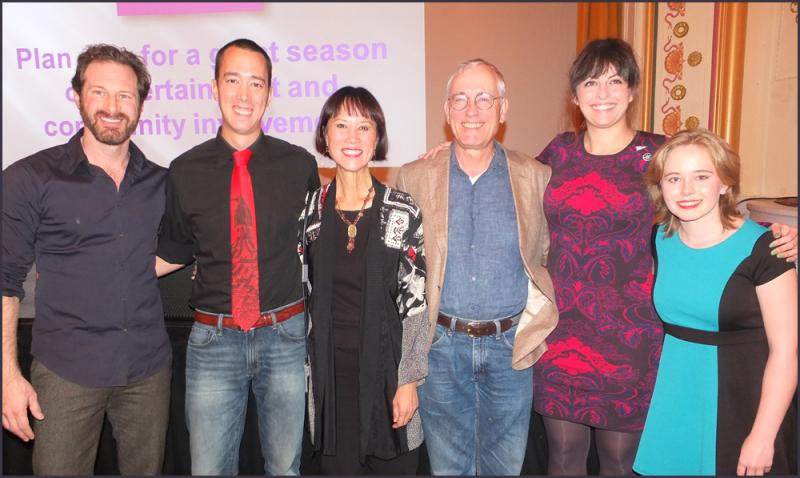 Adam Wade McLaughlin, Josh Gerritsen, Tess Gerritsen, Jaqcob Gerritsen, Mariah Klapatch and Elaine Landry (Photos by Chris Wolf)