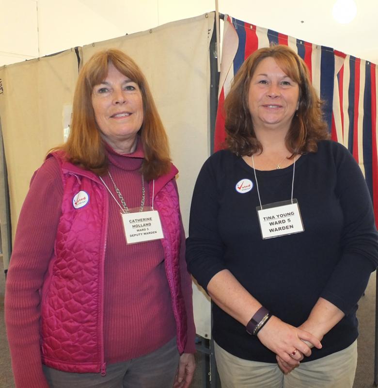 Catherine Holland Ward 5 Deputy Warden and Tina Young, Ward 5