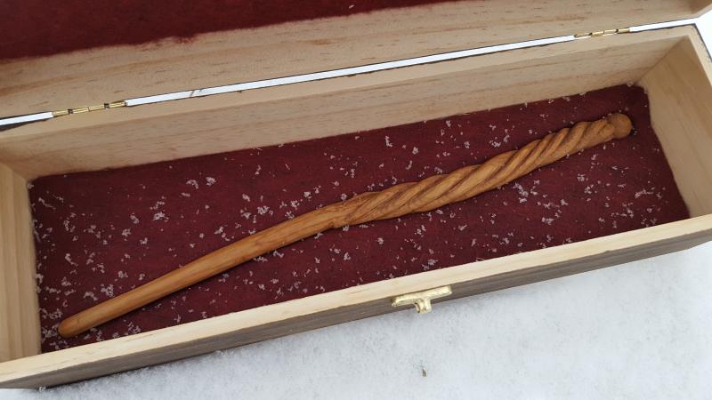 One of the magic wands he made for his daughter that he brought home from Patagonia. (Photo courtesy Zachary Fowler)
