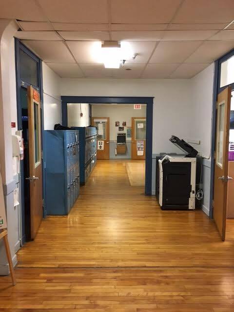 The first floor. Mary E. Taylor School, on Knowlton Street, in Camden, is on Maine Preservation’s Most Endangered List.