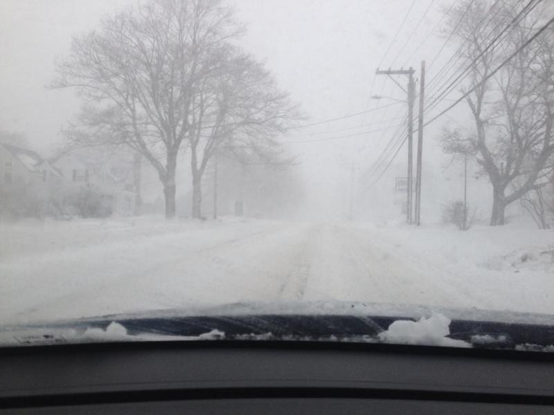 Route 1, in Camden, at 2 p.m. was empty.