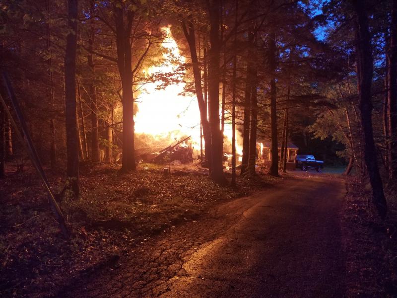 1838 Dutch Neck Road. (Photo courtesy of the Waldoboro Fire Department)