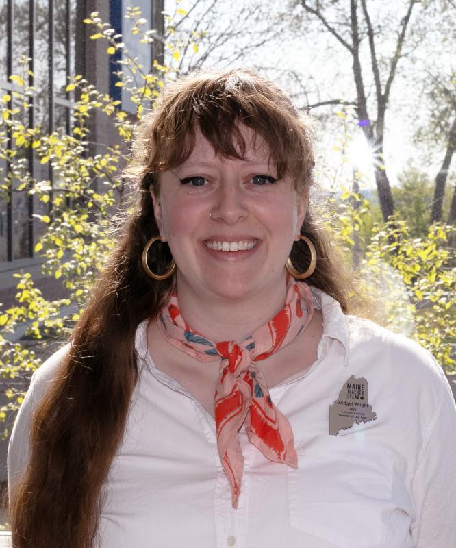 Bridget Wright.
2025 Lincoln County Teacher of the Year.
English Teacher.
Lincoln Academy. Bridget Wright