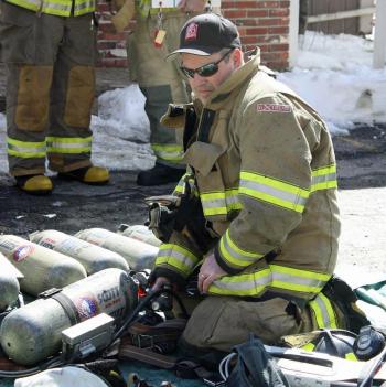 Camden Fire Lt. Todd Anderson. (Photo by Holly S. Edwards)