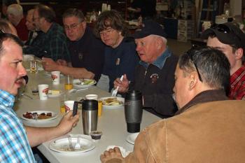 Breakfast with Bruce Woodward March 30. (Photo by Holly S. Edwards)