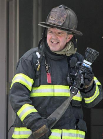 Rockland Fire Chief Charlie Jordan. (Photo by Holly S. Edwards)