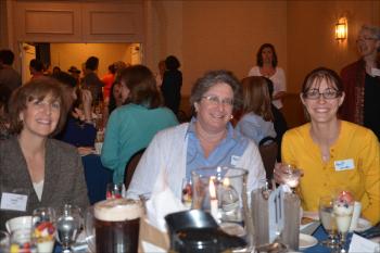 Shelly, Jill Lang and Jen Coffin, of the Camden-based Allen Agency. (Photo by Lynda Clancy)