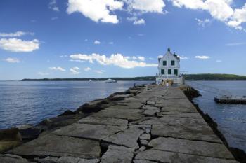 Rockland Breakwater (Courtesy P.J. Walter via Historic Inns of Rockland)