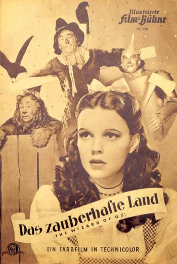 Cover of an illustrated program for Austrian release of Oz, 1940, 7 by 10 inches. Courtesy of "The Wonderful World of Oz: An Illustrated History of the American Classic" by John Fricke (Down East Books)