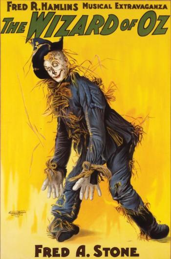 U.S Lithograph Co. Poster, 1902, Lithograph, 30 by 34 inches. Courtesy of "The Wonderful World of Oz: An Illustrated History of the American Classic" by John Fricke (Down East Books).