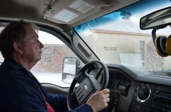 Steve Beveridge, Rockport’s Public Works director for more than 27 years, has handed the reins to Mike Young. Beveridge is not going far, however, just easing back a little. (Photo by Lynda Clancy)