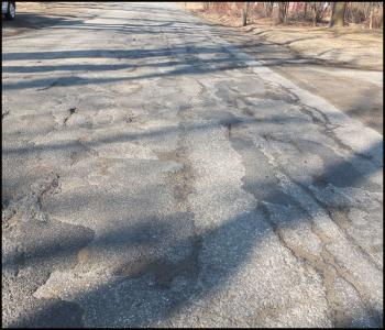 An exemplified section of Old County Road