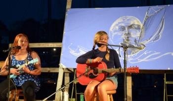 The Priceless Nadie and Lexi at the Talent Show. (Photo by Lynda Clancy)