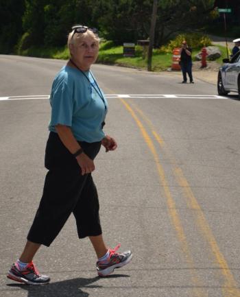 Marlene Hall, parade organizer extraordinaire. (Photo by Lynda Clancy)